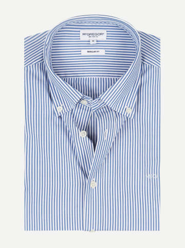McGregor Hemd - Regular Fit - in Hellblau/ Weiß