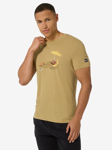 super.natural Funktionsshirt "Hot Dog" in Beige