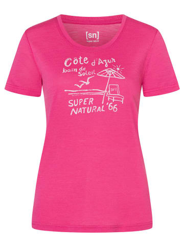 super.natural Functioneel shirt "Cote D'Azur" roze