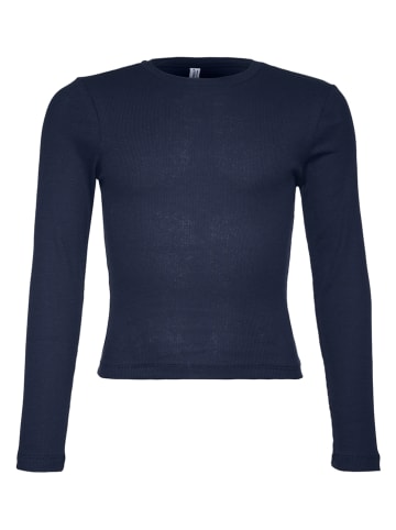 Blue Effect Longsleeve in Schwarz