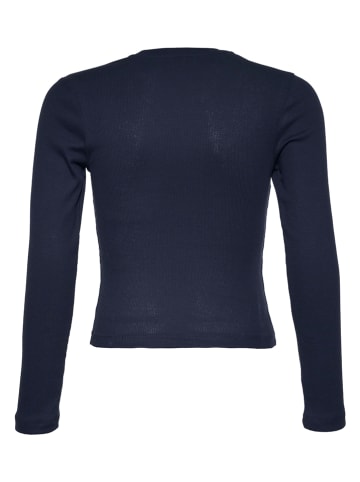 Blue Effect Longsleeve in Schwarz