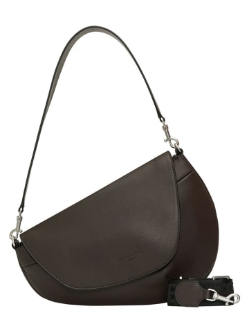 Liebeskind Berlin Leder-Schultertasche "Oval" in Braun - (B)33 x (H)21 x (T)5 cm