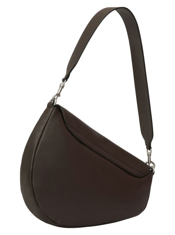 Liebeskind Berlin Skórzana torebka "Oval" w kolorze brązowym - 33 x 21 x 5 cm