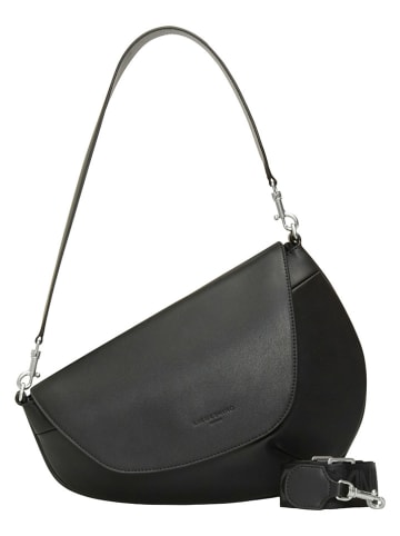 Liebeskind Berlin Leder-Schultertasche "Oval" in Schwarz - (B)33 x (H)21 x (T)5 cm