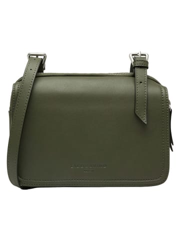 Liebeskind Berlin Leder-Umhängetasche "Mareike" in Khaki - (B)23 x (H)15 x (T)6 cm