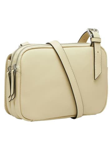 Liebeskind Berlin Leder-Umhängetasche "Mareike" in Beige - (B)23 x (H)15 x (T)6 cm