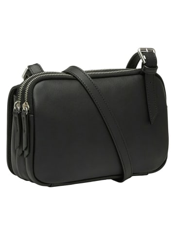 Liebeskind Berlin Leder-Umhängetasche "Mareike" in Schwarz - (B)23 x (H)15 x (T)6 cm