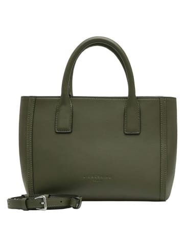 Liebeskind Berlin Leder-Henkeltasche "Marigold" in Khaki - (B)25 x (H)20 x (T)12 cm