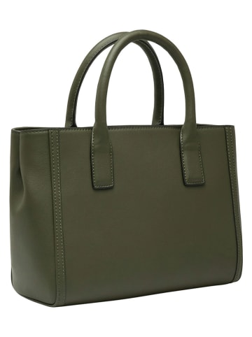 Liebeskind Berlin Leder-Henkeltasche "Marigold" in Khaki - (B)25 x (H)20 x (T)12 cm