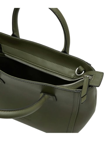 Liebeskind Berlin Skórzana torebka "Marigold" w kolorze khaki - 25 x 20 x 12 cm