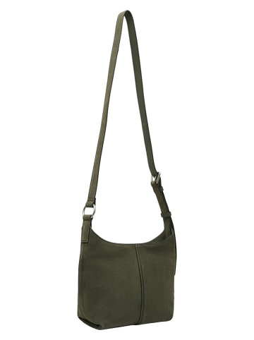 Liebeskind Berlin Skórzana torebka "Demi" w kolorze khaki - 20 x 19 x 10 cm