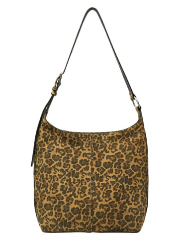 Liebeskind Berlin Leder-Schultertasche "Demi" in Hellbraun - (B)30 x (H)31 x (T)11 cm
