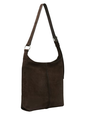 Liebeskind Berlin Leder-Schultertasche "Demi" in Braun - (B)30 x (H)31 x (T)11 cm