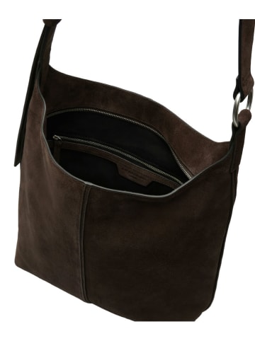 Liebeskind Berlin Leder-Schultertasche "Demi" in Braun - (B)30 x (H)31 x (T)11 cm