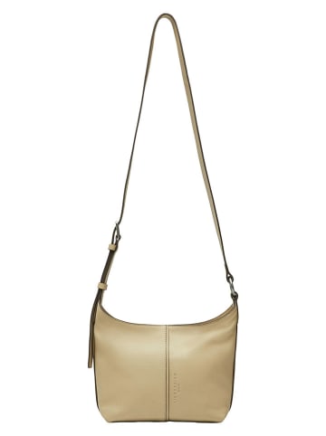 Liebeskind Berlin Leder-Umhängetasche "Demi" in Beige - (B)20 x (H)19 x (T)10 cm