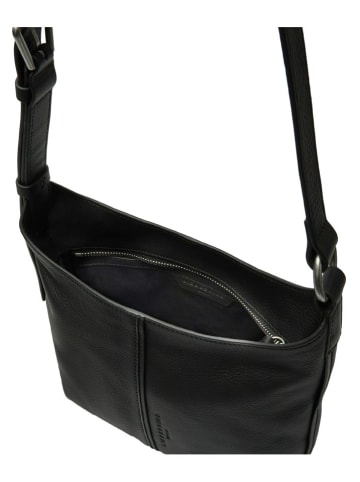 Liebeskind Berlin Leder-Umhängetasche "Demi" in Schwarz - (B)20 x (H)19 x (T)10 cm