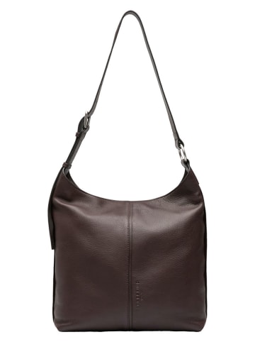 Liebeskind Berlin Leder-Schultertasche "Demi" in Braun - (B)30 x (H)31 x (T)11 cm
