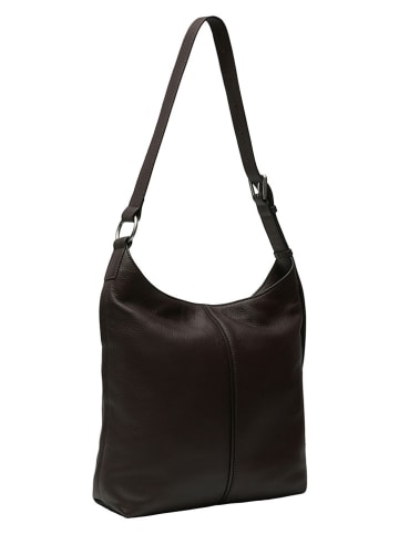 Liebeskind Berlin Leder-Schultertasche "Demi" in Braun - (B)30 x (H)31 x (T)11 cm