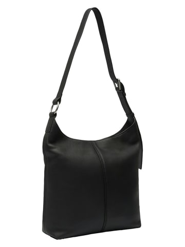 Liebeskind Berlin Leder-Schultertasche "Demi" in Schwarz - (B)30 x (H)31 x (T)11 cm