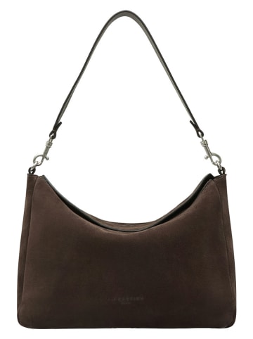 Liebeskind Berlin Leder-Schultertasche "Abigail" in Braun - (B)32 x (H)24 x (T)13 cm