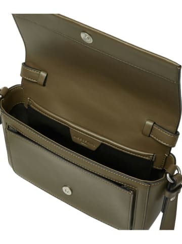 Liebeskind Berlin Leder-Umhängetasche in Khaki - (B)22 x (H)14 x (T)8 cm