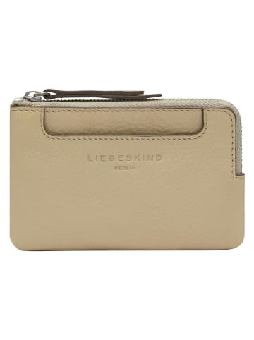 Liebeskind Berlin Leder-Geldbörse "Matti" in Beige - (B)13 x (H)9 x (T)1 cm