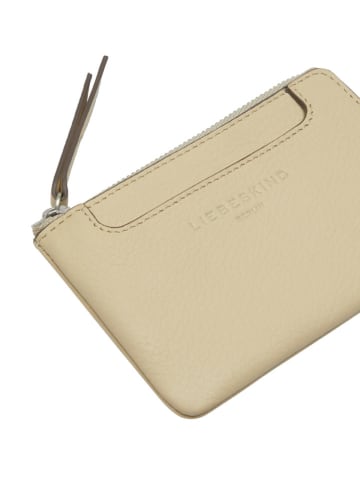 Liebeskind Berlin Leder-Geldbörse "Matti" in Beige - (B)13 x (H)9 x (T)1 cm