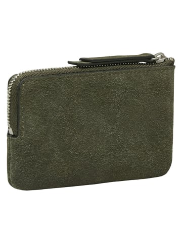 Liebeskind Berlin Skórzany portfel "Matti" w kolorze khaki - 13 x 8 x 1 cm