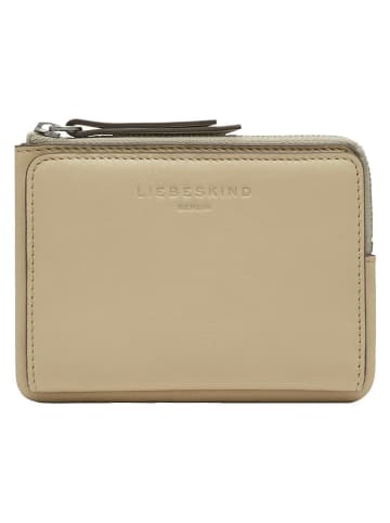 Liebeskind Berlin Leder-Geldbörse "Smilla" in Beige - (B)13 x (H)9 x (T)1 cm