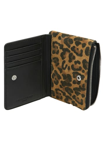 Liebeskind Berlin Leder-Geldbörse "Smilla" in Beige - (B)13 x (H)9 x (T)1 cm