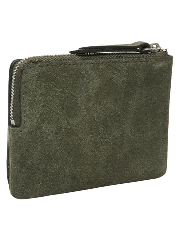 Liebeskind Berlin Leder-Geldbörse "Smilla" in Khaki - (B)13 x (H)9 x (T)1 cm