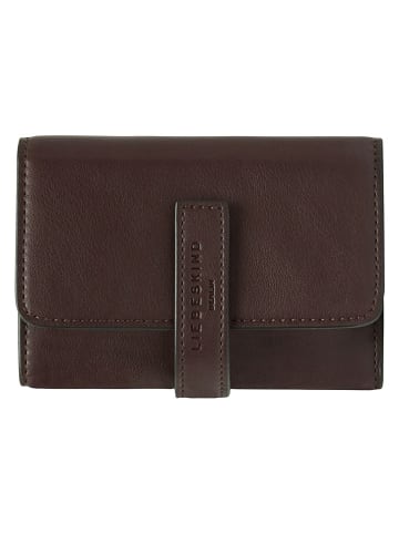 Liebeskind Berlin Leder-Geldbörse "Kate" in Braun - (B)13 x (H)10 x (T)4 cm