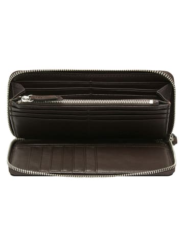 Liebeskind Berlin Leder-Geldbörse "Juna" in Braun - (B)19 x (H)9 x (T)2 cm