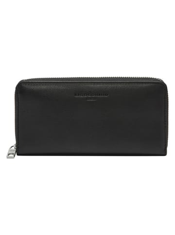 Liebeskind Berlin Leder-Geldbörse "Sally" in Schwarz - (B)18 x (H)9 x (T)2 cm