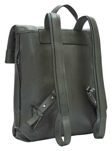 Liebeskind Berlin Leder-Rucksack in Khaki - (B)31 x (H)40 x (T)14 cm