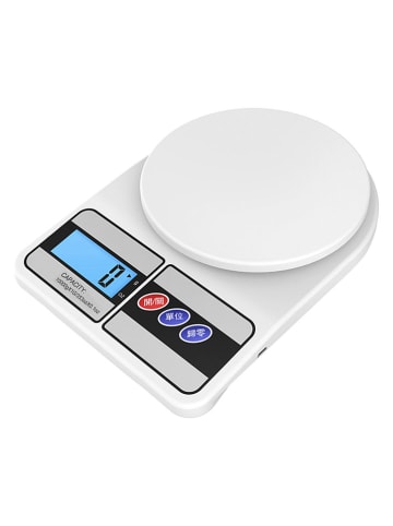DAM Keukenweegschaal ''001 - SF-400'' wit - (B)21,4 x (H)3,7 x (D)15 cm