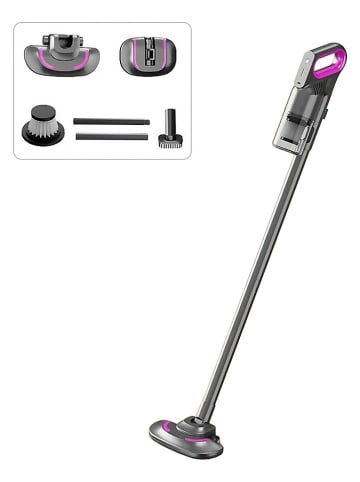 DAM Akku-Staubsauger ''8896'' in Silber/ Pink
