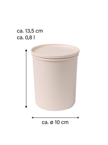 AWAVE Frischhaltedose in Beige - 800 ml