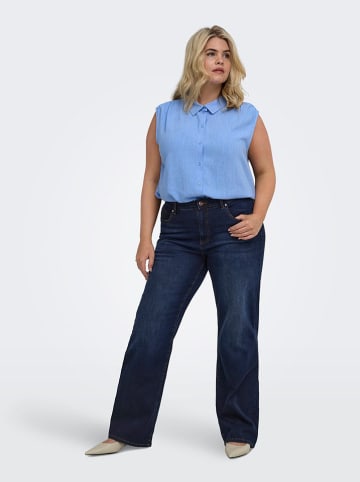 ONLY Carmakoma Spijkerbroek - wide leg - donkerblauw