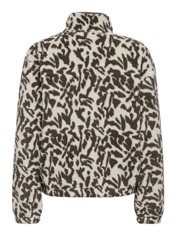 ONLY Carmakoma Fleece trui crème