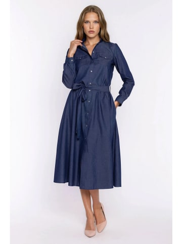 Nife Jeans-Kleid in Dunkelblau