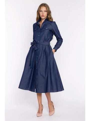 Nife Jeans-Kleid in Dunkelblau