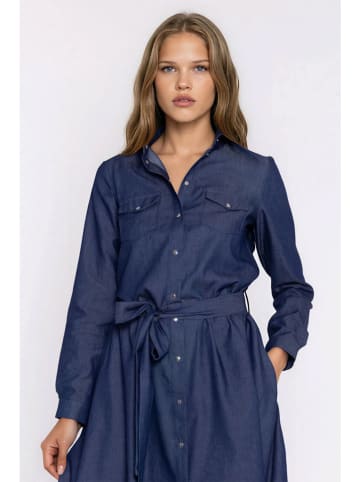 Nife Jeans-Kleid in Dunkelblau