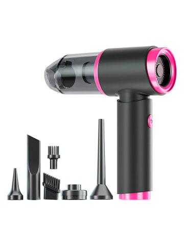 DAM Handstofzuiger zwart/roze