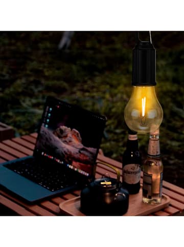 DAM Zewnętrzne lampy LED (4 szt.) "T01" - wys. 19 x Ø 6 cm
