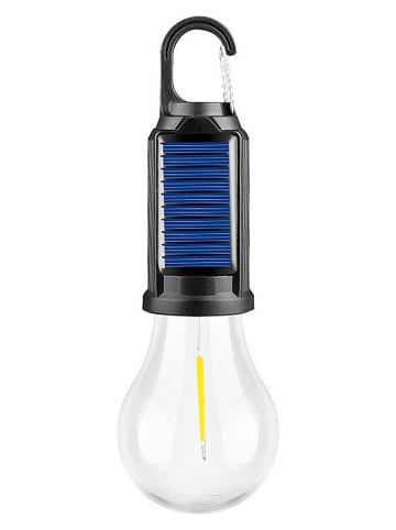 DAM Zewnętrzna lampa solarna "T01" w kolorze ciepłej bieli - wys. 17,5 x Ø 6 cm