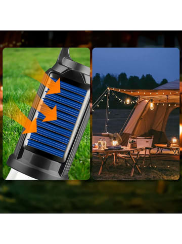 DAM Solar-Außenleuchte "T01" in Warmweiß - (H)17,5 x Ø 6 cm