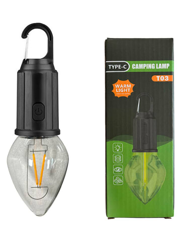 DAM Zewnętrzna lampa LED "T03" w kolorze ciepłej bieli - wys. 18 x Ø 5,7 cm