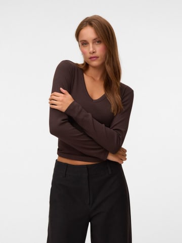 Vero Moda Koszulka w kolorze brązowym