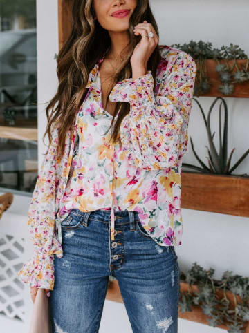 Milan Kiss Bluse in Weiß